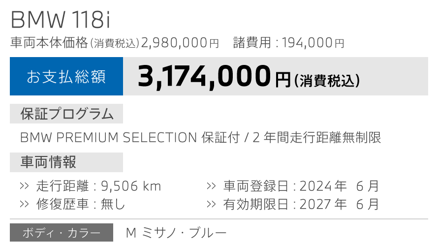 BMW認定中古車3-2