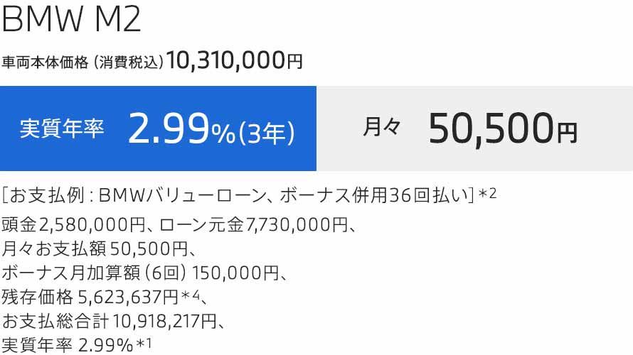 M2　支払例